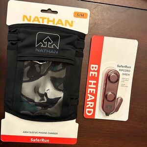 NATHAN SaferRun ARM SLEEVE PHONE CARRIER- S/M- NEW